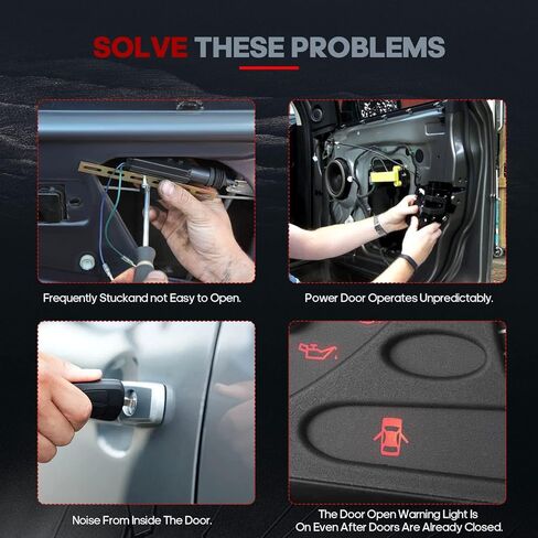 مشغل قفل مزلاج الباب CCIYU مناسب لـ 2003 2004 2005 2006 2007 2008 2009 لكيا سورينتو، مشغل قفل الباب الأمامي الأيسر + مجموعة المزالج الأمامية اليمنى، يستبدل # 759-456,759-457 in Kuwait