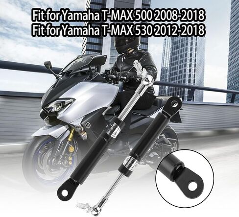 2 قطعة الدعامات مقعد دراجة نارية ، دعامات رفع المقعد السرج الغاز الربيع لياماها T-MAX 500/T-MAX 530 in Saudi Arabia