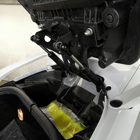2 قطعة الدعامات مقعد دراجة نارية ، دعامات رفع المقعد السرج الغاز الربيع لياماها T-MAX 500/T-MAX 530 in Saudi Arabia