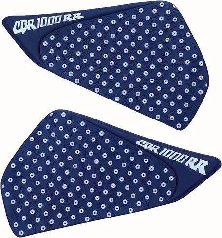 White Gas Fuel Tank Pad Traction Side Fuel Knee Grip Decal Compatible with Honda CBR1000RR 2004-2007 in Saudi Arabia