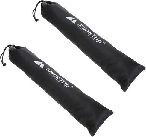 Toddmomy 2PCS tent pole bag fishing rod bag tent pole storage bag outdoor awning portable clothesline hiking poles bag pole carry bag portable storage pouch fishing rod pouch camping cane in Saudi Arabia