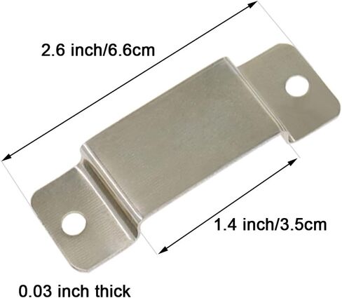 Tape Measure Clips Set of 6 Metal Measuring Tape Holder Clip with Fitting Screws for Leather Tape Holster and Tool Pocket Pouch in Saudi Arabia