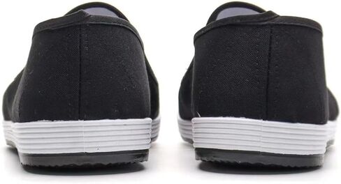 Tai Chi Shoes,Chinese Traditional Canvas Kung Fu Shoes, Martial Arts Old Beijing Shoes, Black Rubber Sole Unisex in Saudi Arabia