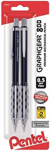 قلم رسم آلي من Pentel GraphGear800 (0.7 مم) 2 قطعة (PG807BP2) in Saudi Arabia