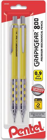 Pentel GraphGear800 Automatic Drafting Pencil (0.7mm) 2pk (PG807BP2) in Saudi Arabia