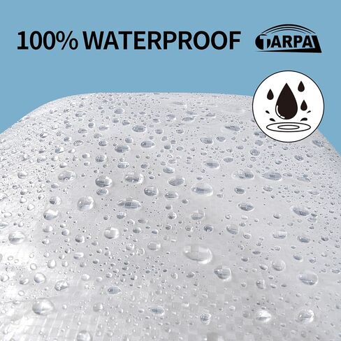 4'x8'(2pack) Semi Clear White Tarp Waterproof Green House Cover with Grommets 7.5mil Clear Poly tarps for Gardening,Farm, Garden,Chicken Coops，Outdoor in Saudi Arabia