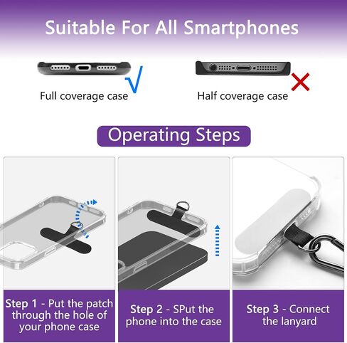 Cell Phone Lanyard,Nylon Crossbody Strap Lanyard Outdoor Climbing Rope Neck Key ID Card Holder in Saudi Arabia