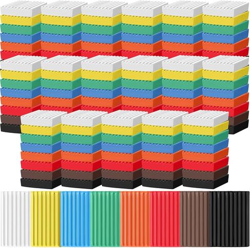 Syhood 144 Pieces Non Drying Modeling Clay 15.9lbs Modeling Clay for Kids Molding Clay Toys Gift Set for Boys Girls Classroom Arts and Crafts Projects Play, 8 Colors in Saudi Arabia