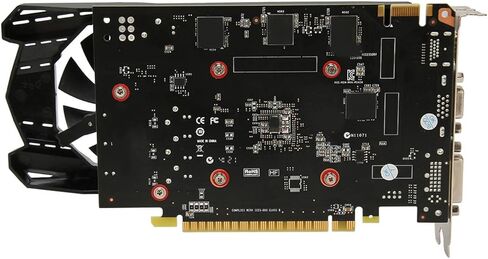 بطاقة رسومات GOWENIC GTX1050Ti، بطاقة فيديو ألعاب عالية السرعة 4 جيجابايت DDR5 128bit لأجهزة الكمبيوتر المكتبية، منافذ VGA DVI، مراوح تبريد مزدوجة منخفضة الضوضاء (GTX1050Ti 4GB DDR5 128bit) in Kuwait