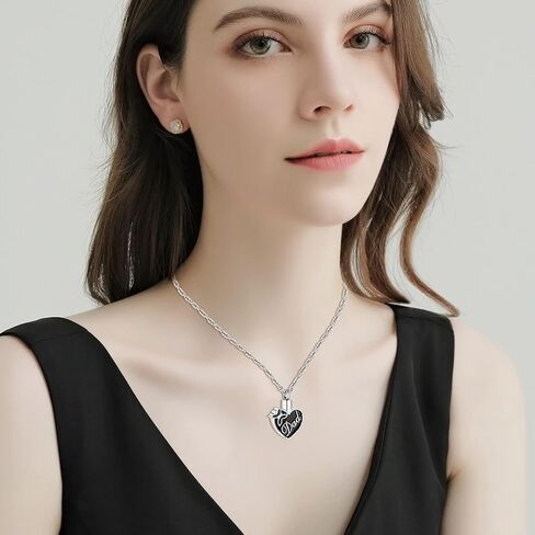 XIUDA جرة قلادة أبي الرماد قلادة قلادة الحرق للرماد فراشة مجوهرات جنائزية-يطير مع الفراشات in Kuwait