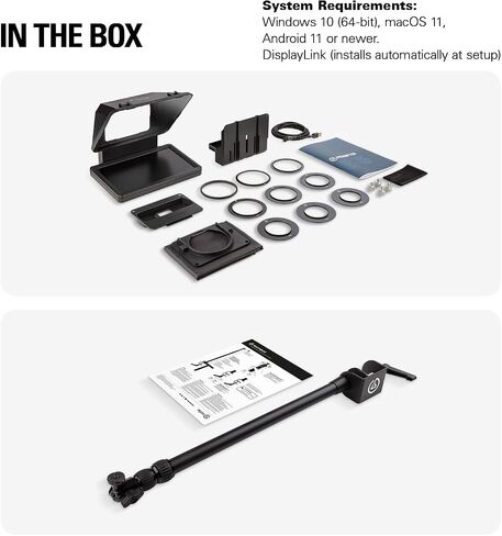Elgato Prompter – Teleprompter with Built-in Screen for YouTube, Twitch, Zoom, MS Teams and More, Supports DSLR/Webcam/Smartphone, Drag & Drop Monitor Display, Works with Mac/PC & Stream Deck in Saudi Arabia