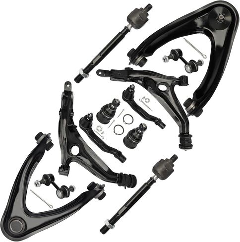 12 PCS Front Suspension Kit, Upper Lower Control Arm Ball Joint Assembly for Honda CR-V 1997 1998 1999 2000 2001, K80884 K80883 RK640323 RK640324 K9802 ES3332R ES3331R EV414 K90667 in Saudi Arabia