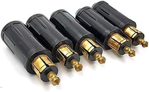 iMESTOU DIN ذكر المقابس 12V موصلات محول ولاعة السجائر in Kuwait