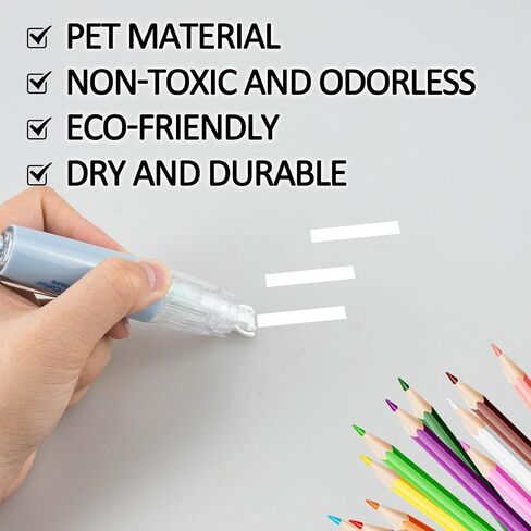 Refillable Correction White Out Tape White Out Correction Tape 2 Correction White Tape, 5 Spare Refills, Retractable Correction White Tape for School, Home and Office Supplies in Saudi Arabia