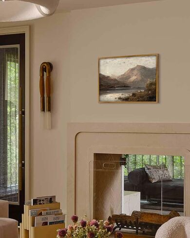 Kizbok خمر جدار الفن ديكور الكلاسيكية البجعة قماش يطبع مزرعة جدار ديكور ريفي الألوان المائية بجعة خمر الفن صور لغرفة النوم الحمام مكتب ديكور (8 "× 10"-غير مؤطرة) in Kuwait