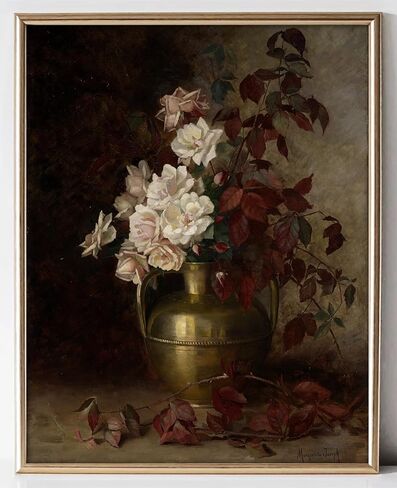 Kizbok خمر جدار الفن ديكور الكلاسيكية البجعة قماش يطبع مزرعة جدار ديكور ريفي الألوان المائية بجعة خمر الفن صور لغرفة النوم الحمام مكتب ديكور (8 "× 10"-غير مؤطرة) in Kuwait