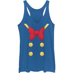 Disney Women's Mickey and Friends Halloween Donald Duck Costume Juniors Tri Blend Tank