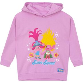 DREAMWORKS TROLLS Girls Hoodie | Hooded Sweatshirts For Girls | Girls Hoodies