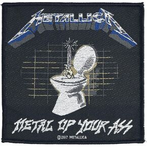 Metallica Metal Up Your Ass Patch Black