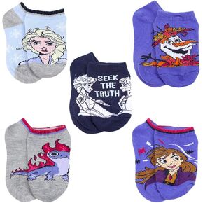 Disney Frozen Girls' No Show Socks