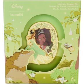 Loungefly Disney Princess and The Frog Tiana LENTICULAR 3" Collector Box PIN