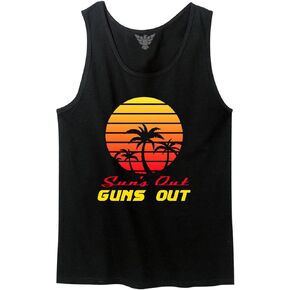Sun's Out Guns Out Retro 80s Muscle Tank Top