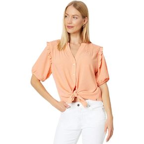 Tommy Hilfiger Short Sleeve Smock Yoke Top in Kuwait