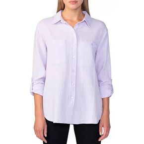 Sanctuary Social Standard Women's Gauze Button-Down Shirt in Saudi Arabia