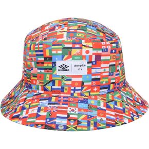 Umbro x AKOMPLICE World Peace Bucket Hat, Multi, One Size