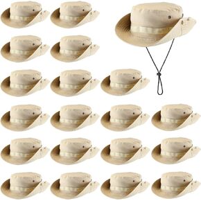 Xtinmee 20 Pcs Boonie Safari Hat Bulk Wide Brim in Kuwait