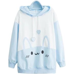 Womens Teens Animal Anime Cosplay Cartoon Sweatshirt Shirt Hoodie Hoody Top Jumper Sweater