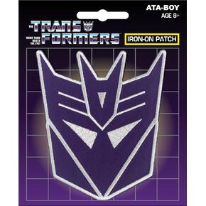 Ata-Boy Transformers Decepticon Patch Officially Licensed Embroidered Patch