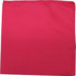 Daily Basic Pack of 48 Plain 100% Polyester 22 x 22 Bandanas