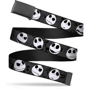 Buckle-Down unisex adults Buckle-down Web - Nightmare Before Christmas 1.25" Wide Fits Up to 42" Pant Size Belt, Multicolor, 1.25 Wide Fits up 42 Pant Size US