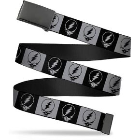 Buckle-Down Boys Web Belt Grateful Dead 1.5"