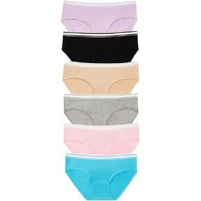 Cotton Underwear Hipsters Sporty Panties for Women Breathable Pack of 6