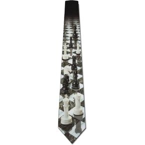 Chess Ties Chess Perspective Neckties Game Tie Mens Necktie