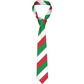 Italy Flag Italian Striped Necktie Men'S Neck Ties Mens Party Business Neckties Soft Skil Tie