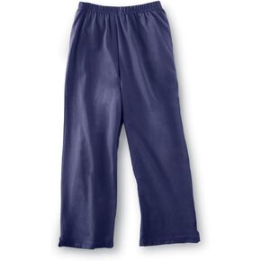 Women's Elastic Waist Comfortable Cropped Capri Pant