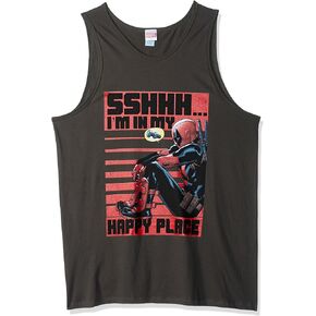 Marvel Official Happy Deadpool Men's Tank Top