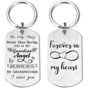Memorial Gifts for Men Women, Sympathy Gift Keychain, In Memory of Loved Ones Keepsake Ornaments