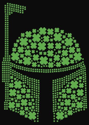 STAR WARS Girls Boba Clovers Junior's Racerback Tank Top in Saudi Arabia