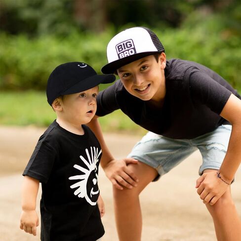 Smile Face Baseball Caps for Kids Toddler Solid Color Cotton Adjustable Dads Hat in Saudi Arabia