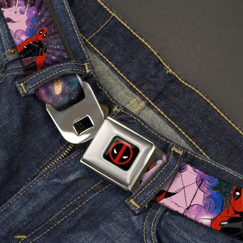 Buckle-Down mens Buckle-down Seatbelt Deadpool 1.5" W, 24-38" Belt, Multicolor, 1.5 Wide 24-38 Long US in Saudi Arabia