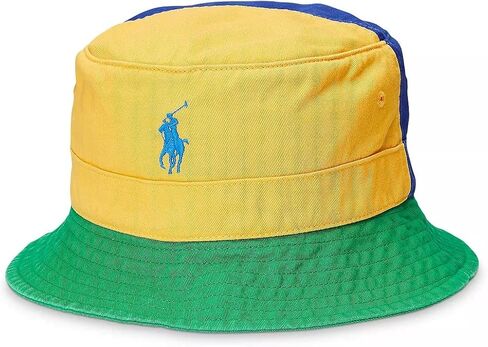 POLO RALPH LAUREN Men's Color Blocked Chino Bucket Hat in Saudi Arabia