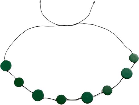 موتريدا حزام خصر خشبي كبير مصنوع يدويا من حبل الشمع بنمط عرقي للنساء in Kuwait