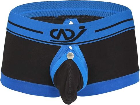 TAIKMD Men's Boxer Briefs Buckled Bulge Pouch Shorts Jockstrap Trunks Underpants Sports Performance Underwear Panties in Saudi Arabia