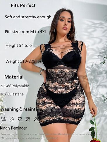 ملابس داخلية نسائية مثيرة مقاس كبير ملابس داخلية بيبي دول دانتيل أسود طقم بيجامة مثير للنساء لعيد الحب in Kuwait