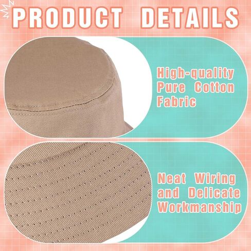 Zhanmai 3 Pcs XXL Bucke Large Oversize Hat for Woman in Kuwait