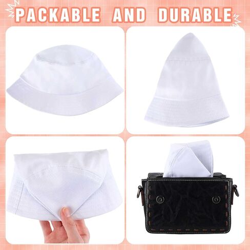 Zhanmai 3 Pcs XXL Bucke Large Oversize Hat for Woman in Kuwait